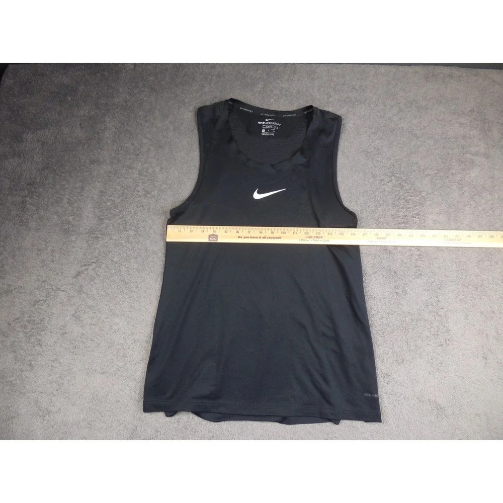 Nike Pro AeroAdapt Mens Slim Fit Tank Top Black BV1330-010 Size Small